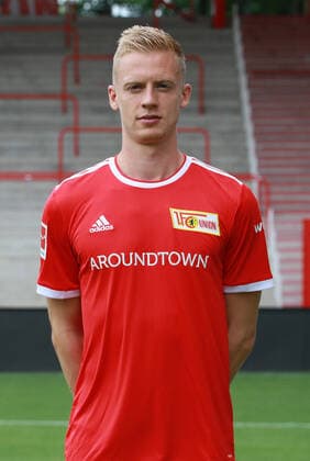 Timo Baumgartl Fußball Fussball Bundesliga Herren DFL Porträttermin Saison 2021 2022 08.2021 1.FC Union Berlin FCU Kader, Vorstellung, Präsentation, Pressetermin, Portrait Porträt *** Timo Baumgartl Sport Football Soccer Bundesliga Men DFL Porträttermin Season 2021 2022 08 2021 1 FC Union Berlin FCU squad, introduction, presentation, press appointment, portrait portrait