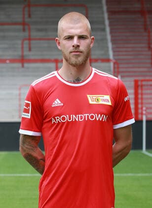Rick van Drongelen Fußball Fussball Bundesliga Herren DFL Porträttermin Saison 2021 2022 08.2021 1.FC Union Berlin FCU Kader, Vorstellung, Präsentation, Pressetermin, Portrait Porträt *** Rick van Drongelen Sport Football Soccer Bundesliga Men DFL Porträttermin Season 2021 2022 08 2021 1 FC Union Berlin FCU squad, introduction, presentation, press event, portrait portrait