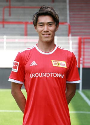 Keita Endo Fußball Fussball Bundesliga Herren DFL Porträttermin Saison 2021 2022 08.2021 1.FC Union Berlin FCU Kader, Vorstellung, Präsentation, Pressetermin, Portrait Porträt *** Keita Endo Sport Football Soccer Bundesliga Men DFL Porträttermin Season 2021 2022 08 2021 1 FC Union Berlin FCU squad, introduction, presentation, press event, portrait portrait