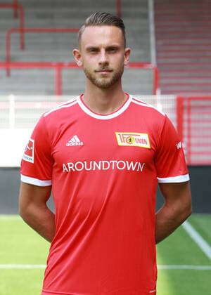 Marcus Ingvartsen Fußball Fussball Bundesliga Herren DFL Porträttermin Saison 2021 2022 08.2021 1.FC Union Berlin FCU Kader, Vorstellung, Präsentation, Pressetermin, Portrait Porträt *** Marcus Ingvartsen Sport Football Soccer Bundesliga Men DFL Porträttermin Season 2021 2022 08 2021 1 FC Union Berlin FCU squad, introduction, presentation, press event, portrait portrait