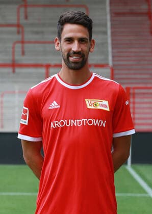 Rani Khedira Fußball Fussball Bundesliga Herren DFL Porträttermin Saison 2021 2022 08.2021 1.FC Union Berlin FCU Kader, Vorstellung, Präsentation, Pressetermin, Portrait Porträt *** Rani Khedira Sport Football Soccer Bundesliga Men DFL Porträttermin Season 2021 2022 08 2021 1 FC Union Berlin FCU squad, introduction, presentation, press event, portrait portrait