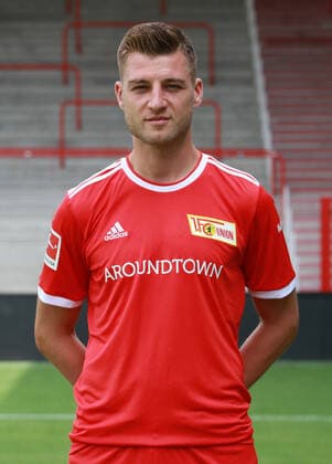 Robin Knoche Fußball Fussball Bundesliga Herren DFL Porträttermin Saison 2021 2022 08.2021 1.FC Union Berlin FCU Kader, Vorstellung, Präsentation, Pressetermin, Portrait Porträt *** Robin Knoche Sport Football Soccer Bundesliga Men DFL Porträttermin Saison 2021 2022 08 2021 1 FC Union Berlin FCU squad, introduction, presentation, press appointment, portrait portrait