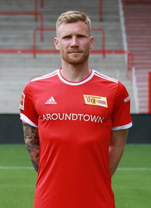 Andreas Voglsammer Fußball Fussball Bundesliga Herren DFL Porträttermin Saison 2021 2022 08.2021 1.FC Union Berlin FCU Kader, Vorstellung, Präsentation, Pressetermin, Portrait Porträt *** Andreas Voglsammer Sport Football Soccer Bundesliga Men DFL Porträttermin Season 2021 2022 08 2021 1 FC Union Berlin FCU squad, introduction, presentation, press appointment, portrait portrait