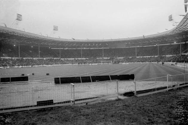 Europameisterschaft 1972 Viertelfinale Hinspiel: England - Deutschland 1:3 29.04.1972 in Wembley. Innenansicht Wembleystadion in London vor dem Spiel.