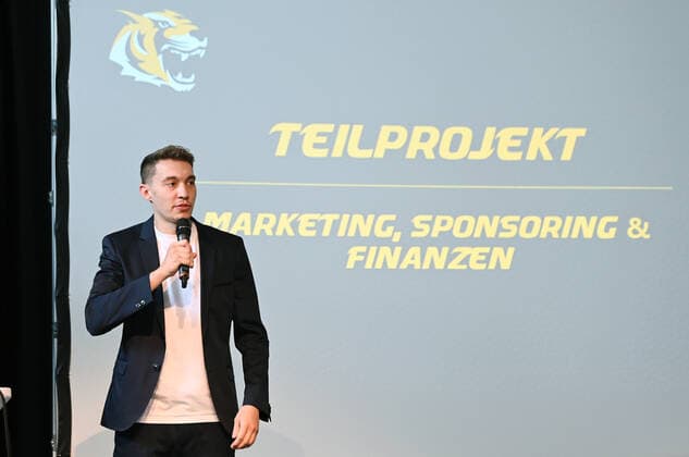 Basketball 2. Bundesliga 2021 2022 10.08.2021 Pressekonferenz, Vorstellung der Strategie der Tigers Tuebingen: Neuer Leiter der Geschaeftsstelle, Jascha Maus