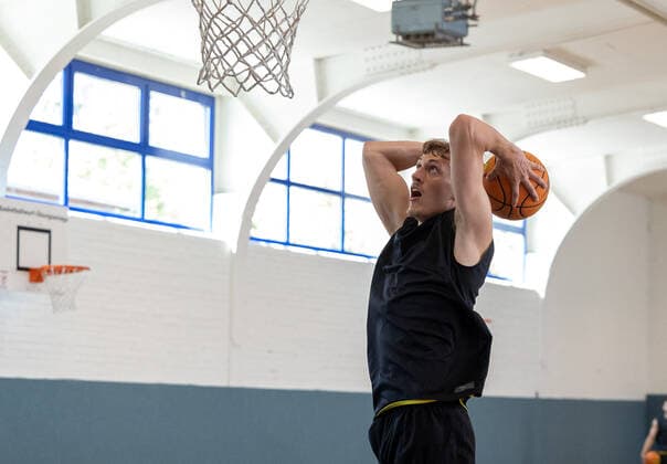 Basketball 2. Bundesliga 2021 2022 11.08.21 Trainingsstart: Jekabs Beck (Tigers Tuebingen, 15) Tigers Tuebingen Trainingsstart, Tuebingen, 11.08.2021 Tuebingen Copyright: xDennisxDuddek xEibnerxPressefotox EP_DDK