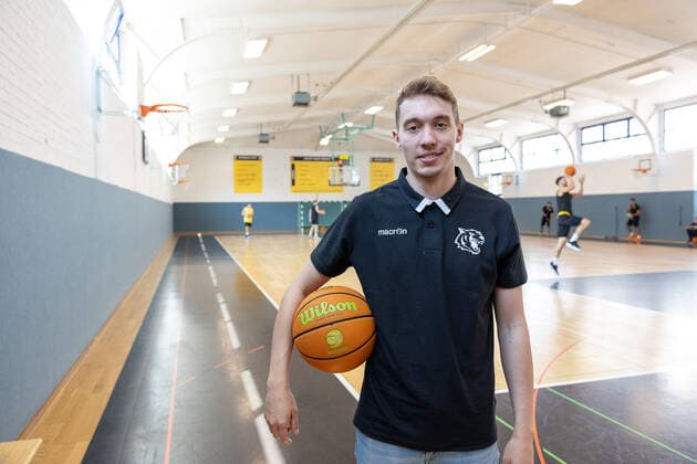 Basketball 2. Bundesliga 2021 2022 11.08.21 Trainingsstart: Jascha Maus (Tigers Tuebingen, Leitung der Geschaeftsstelle) Tigers Tuebingen Trainingsstart, Tuebingen, 11.08.2021 Tuebingen Copyright: xDennisxDuddek xEibnerxPressefotox EP_DDK
