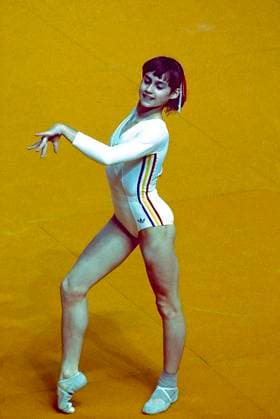 Gymnastics Nadia Comanici Nadia Comaneci (ROM) performs on the floor exercise at the 1976 Olympic Summer Games, Montreal, Canada Montreal Quebec Canada Copyright: xDUOMO PCNx GY0116_006338