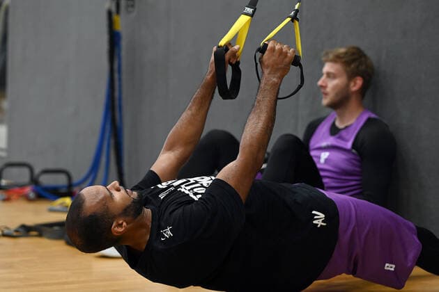 BG Göttingen - Trainingsauftakt 11.08.2021, Basketball-Bundesliga easyCredit-BBL, Saison 2021 2022, BG Göttingen. Akeem Vargas. Göttingen Niedersachsen Deutschland