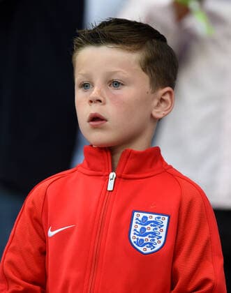 Mandatory Credit: Photo by Joe Meredith Jmp Shutterstock (5737532dt) Kai Rooney England v Iceland, France - 27 Jun 2016 Wayne Rooney s son, Kai EDITORIAL USE ONLY England v Iceland, France - 27 Jun 2016 EDITORIAL USE ONLY  Copyright: xJoexMeredith Jmp Shutterstockx 5737532dt