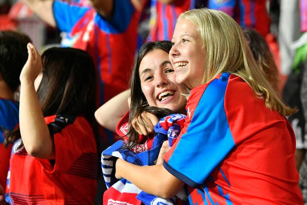 Viktoria Plzen fans are seen during the European Football Conference League 3rd qualifying round return match Viktoria Plzen vs The New Saints (TNS) in Pilsen, Czech Republic, August 12, 202. (CTKxPhoto MiroslavxChaloupka) CTKPhotoP2021081208148  cha020