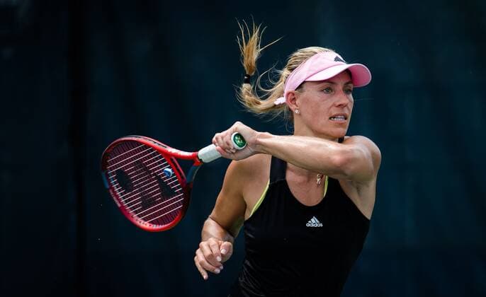 Mandatory Credit: Photo by Rob Prange Shutterstock (12284160c) Angelique Kerber of Germany during practice ahead of the 2021 Western & Southern Open WTA, Tennis Damen 1000 tennis tournament 2021 Western & Southern Open Pre Tournament - 13 Aug 2021 2021 Western & Southern Open Pre Tournament - 13 Aug 2021  Copyright: xRobxPrange Shutterstockx 12284160c
