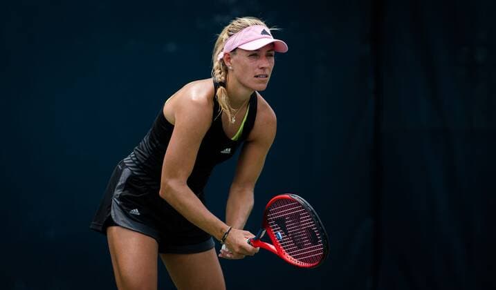 Mandatory Credit: Photo by Rob Prange Shutterstock (12284160d) Angelique Kerber of Germany during practice ahead of the 2021 Western & Southern Open WTA, Tennis Damen 1000 tennis tournament 2021 Western & Southern Open Pre Tournament - 13 Aug 2021 2021 Western & Southern Open Pre Tournament - 13 Aug 2021  Copyright: xRobxPrange Shutterstockx 12284160d