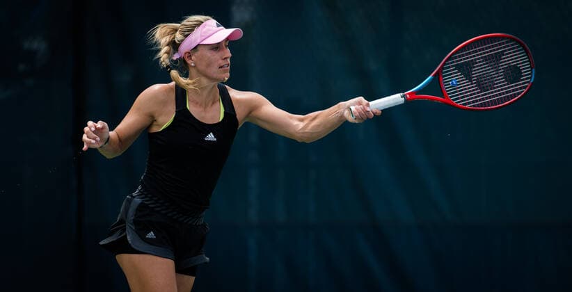 Mandatory Credit: Photo by Rob Prange Shutterstock (12284160e) Angelique Kerber of Germany during practice ahead of the 2021 Western & Southern Open WTA, Tennis Damen 1000 tennis tournament 2021 Western & Southern Open Pre Tournament - 13 Aug 2021 2021 Western & Southern Open Pre Tournament - 13 Aug 2021  Copyright: xRobxPrange Shutterstockx 12284160e