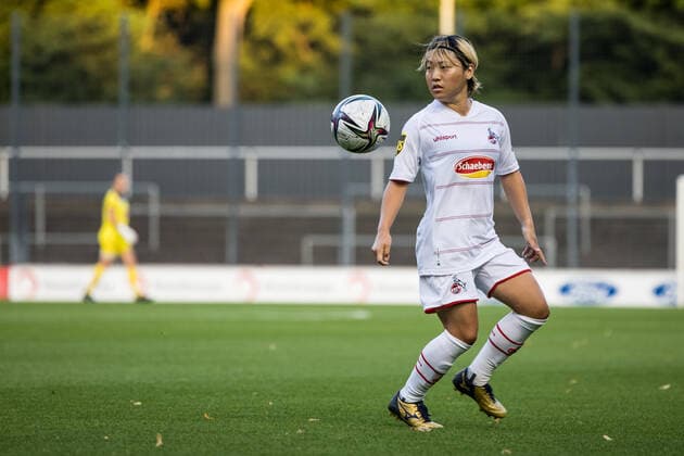 Testspiel, 1. FC Koeln Frauen - FC Twente Vrouwen; 13.08.2021 Yuka Hirano ( 17, 1. FC Koeln) Testspiel, 1. FC Koeln Frauen - FC Twente Vrouwen, Franz-Kremer-Stadion DFL REGULATIONS PROHIBIT ANY USE OF PHOTOGRAPHS AS IMAGE SEQUENCES AND OR QUASI-VIDEO. Copyright: xBEAUTIFULxSPORTS Wunderlx