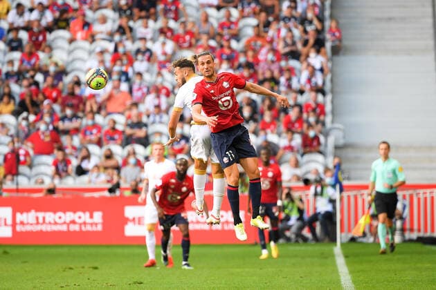 11 YUSUF YAZICI (LOSC) FOOTBALL : Lille vs Nice - Ligue 1 Uber Eats - 14 08 2021 FEP Panoramic 