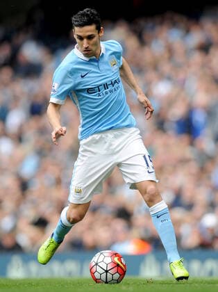 Mandatory Credit: Photo by Greig Cowie Bpi Shutterstock (5659381ap) Jesus Navas of Manchester City during the Barclays Premier League match between Manchester City and Stoke City at The Etihad Stadium, Manchester on the 22nd of April 2016 Barclays Premier League 2015 16 Manchester City v Stoke City Etihad Stadium, Ashton New Rd, Manchester, United Kingdom - 23 Apr 2016 EDITORIAL USE ONLY No use with unauthorised audio, video, data, fixture lists, club league logos or live services. Online in-match use limited to 75 images, no video emulation. No use in betting, games or single club league player publications. Barclays Premier League 2015 16 Manchester City v Stoke City Etihad Stadium, Ashton New Rd, Manchester, United Kingdom - 23 Apr 2016 EDITORIAL USE ONLY No use with unauthorised audio, video, data, fixture lists, club league logos or live services. Online in-match use limited to 75 images, no video emulation. No use in betting, games or single club league player publications. Copyright: xGreigxCowie Bpi Shutterstockx 5659381ap