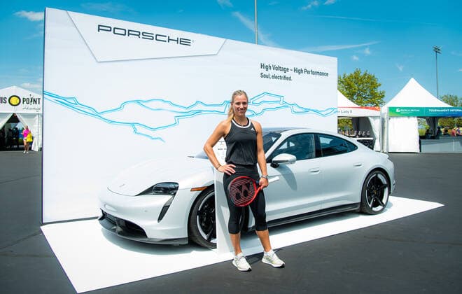 August 14, 2021, CINCINNATI, UNITED STATES: Angelique Kerber of Germany ahead of the 2021 Western & Southern Open WTA, Tennis Damen 1000 tennis tournament CINCINNATI UNITED STATES - ZUMAa181 20210814_zaa_a181_261 Copyright: xRobxPrangex