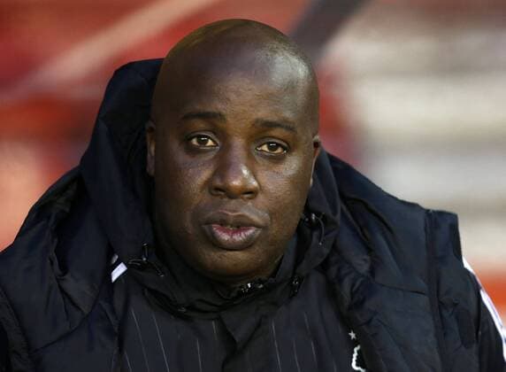 Mandatory Credit: Photo by Matt Bunn BPI Shutterstock (5635616a) Nottingham Forest Head Coach, Paul Williams during the Sky Bet Championship League match between Nottingham Forest and Brighton and Hove Albion played at The City Ground, Nottingham on April 11th 2016 Sky Bet Championship 2015 16 Nottingham Forest v Brighton & Hove Albion City Ground, Pavilion Rd, Nottingham, United Kingdom - 11 Apr 2016 EDITORIAL USE ONLY No use with unauthorised audio, video, data, fixture lists, club league logos or live services. Online in-match use limited to 75 images, no video emulation. No use in betting, games or single club league player publications. Sky Bet Championship 2015 16 Nottingham Forest v Brighton & Hove Albion City Ground, Pavilion Rd, Nottingham, United Kingdom - 11 Apr 2016 EDITORIAL USE ONLY No use with unauthorised audio, video, data, fixture lists, club league logos or live services. Online in-match use limited to 75 images, no video emulation. No use in betting, games or single club league player publications. Copyright: xMattxBunn BPI Shutterstockx 5635616a