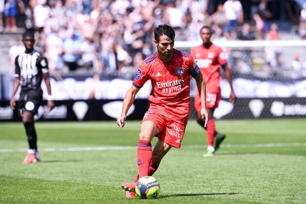 14 LEO DUBOIS (OL) FOOTBALL : Angers vs Lyon - Ligue 1 Uber Eats - 15 08 2021 FEP Panoramic 