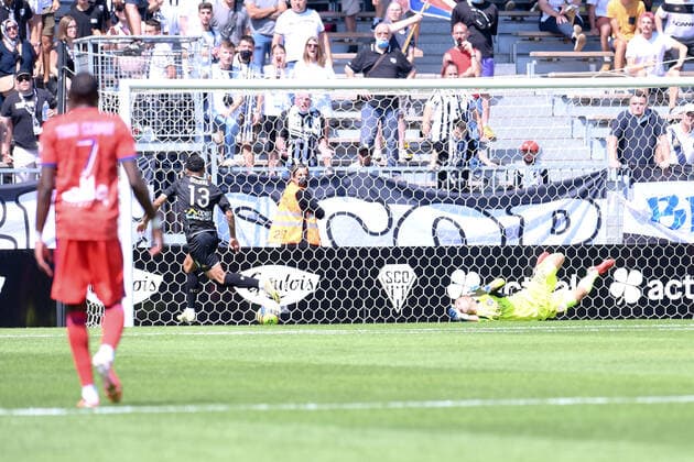 13 SOFIANE BOUFAL (SCO) - BUT FOOTBALL : Angers vs Lyon - Ligue 1 Uber Eats - 15 08 2021 FEP Panoramic 