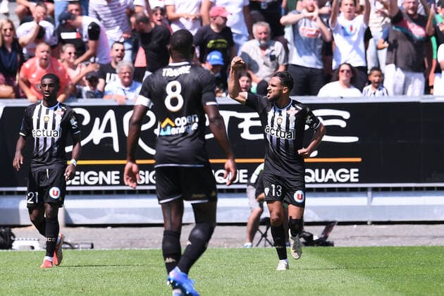 JOIE - FAIR PLAY - 13 SOFIANE BOUFAL (SCO) FOOTBALL : Angers vs Lyon - Ligue 1 Uber Eats - 15 08 2021 FEP Panoramic 