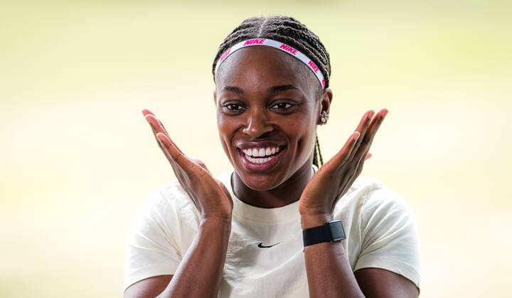 August 15, 2021, CINCINNATI, UNITED STATES: Sloane Stephens of the United States talks to the media ahead of the 2021 Western & Southern Open WTA, Tennis Damen 1000 tennis tournament CINCINNATI UNITED STATES - ZUMAa181 20210815_zaa_a181_100 Copyright: xRobxPrangex