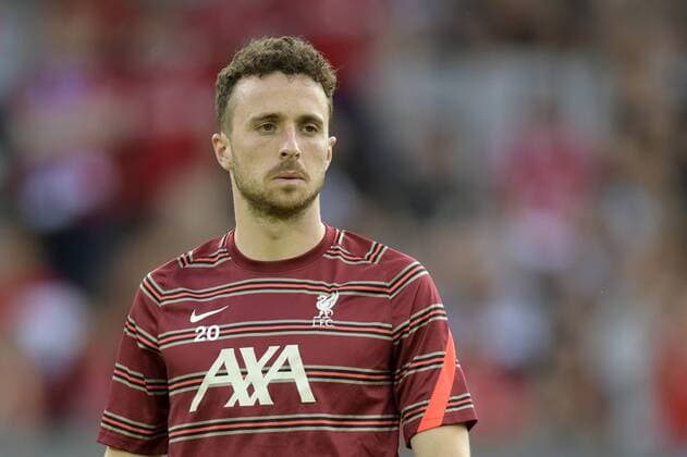 INNSBRUCK - Diogo Jota of Liverpool FC during the friendly match between Liverpool FC and Hertha BSC Berlin at Stadion Tivoli Arena on July 29, 2021 in Innsbruck, Austria. ANP Pre-Season Friendly 2021 2022 xVIxANPxSportx xGerritxvanxKeulenxIVx