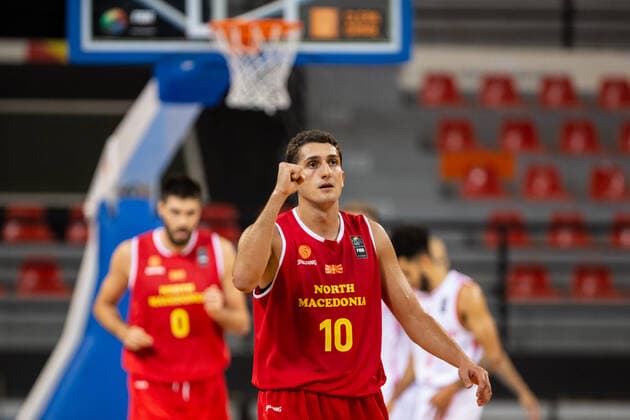 16.08.2021, Skoplje, Jane Sandanski Arena, World Cup European Pre-Qualifiers: Switzerland - North Macedonia, 10 Adem Mekikj (North Macedonia) Skoplje Skoplje Nordmazedonien Copyright: xJustPictures.ch NikolaxKrsticx