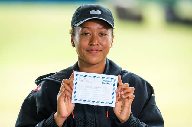 August 16, 2021, CINCINNATI, UNITED STATES: Naomi Osaka of Japan talks to the media ahead of the 2021 Western & Southern Open WTA, Tennis Damen 1000 tennis tournament CINCINNATI UNITED STATES - ZUMAa181 20210816_zaa_a181_119 Copyright: xRobxPrangex