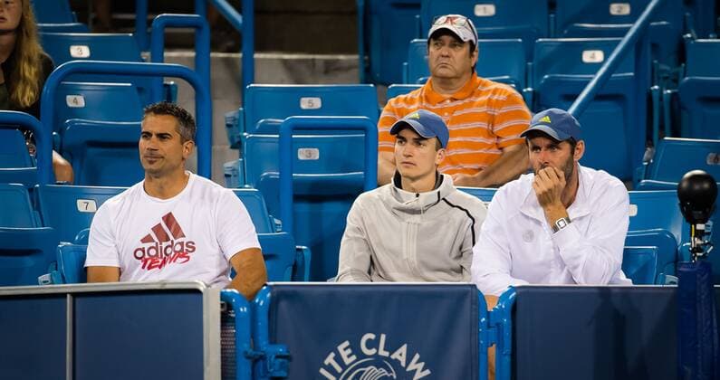 Mandatory Credit: Photo by Rob Prange Shutterstock (12294756fk) Angelique Kerbers Team in action during the first round of the 2021 Western & Southern Open WTA, Tennis Damen 1000 tennis tournament Western & Southern Open Day Three, Tennis, Cincinnati, USA, 16 Aug 2021 Western & Southern Open Day Three, Tennis, Cincinnati, USA, 16 Aug 2021  Copyright: xRobxPrange Shutterstockx 12294756fk