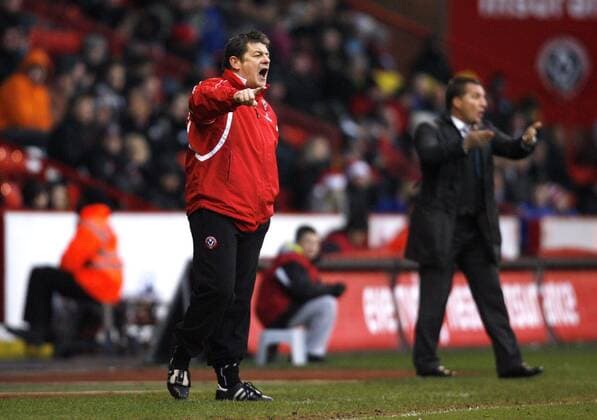 Fußball, Trainerhistorie Sheffield United von 1889 bis heute Mandatory Credit: Photo by Back Page Images Shutterstock (1265131i) Sheffield United caretaker manager John Carver reacts Sheffield United v Swansea City, Championship League Football Match, Bramall Lane, Sheffield, Britain - 18 Dec 2010 Editorial use only. No merchandising. Football Association and Premier League restrictions apply inc. no internet mobile usage without FAPL license. It is the picture user s responsibility to adhere to all restrictions - for details contact Football Dataco Sheffield United v Swansea City, Championship League Football Match, Bramall Lane, Sheffield, Britain - 18 Dec 2010 Editorial use only. No merchandising. Football Association and Premier League restrictions apply inc. no internet mobile usage without FAPL license. It is the picture user s responsibility to adhere to all restrictions - for details contact Football Dataco  Copyright: xBackxPagexImages Shutterstockx 1265131i