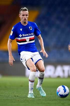 UC Sampdoria v US Alessandria - Coppa Italia Jakub Jankto of UC Sampdoria in action during the Coppa Italia football match between UC Sampdoria and US Alessandria. UC Sampdoria won 3-2 over US Alessandria. Genoa Italy Copyright: xNicolòxCampox