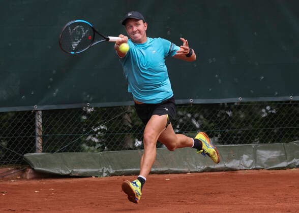Filip Cristian Jianu (ROU) Tennis - Sauerland Open2021 - ATP, Tennis Herren Challenger Tour - Luedenscheid Tennis-Verein - Luedenscheid - Nordrhein Westfalen - Deutschland - 17 August 2021. Copyright: xJuergenxHasenkopfx