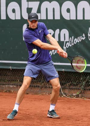 Rudolf Molleker Tennis - Sauerland Open2021 - ATP, Tennis Herren Challenger Tour - Luedenscheid Tennis-Verein - Luedenscheid - Nordrhein Westfalen - Deutschland - 17 August 2021. Copyright: xJuergenxHasenkopfx