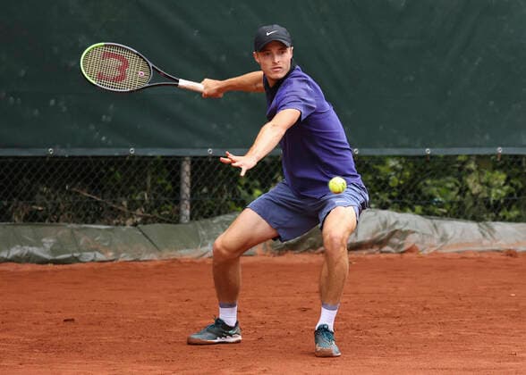 Rudolf Molleker Tennis - Sauerland Open2021 - ATP, Tennis Herren Challenger Tour - Luedenscheid Tennis-Verein - Luedenscheid - Nordrhein Westfalen - Deutschland - 17 August 2021. Copyright: xJuergenxHasenkopfx