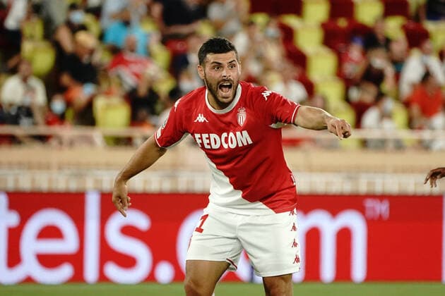 Sport Bilder des Tages Kevin Volland (AS Monaco) FOOTBALL : AS Monaco vs Shakhtar Donetsk - Barrage Ligue des Champions - Monaco - 17 08 2021 NorbertScanella PanoramiC 