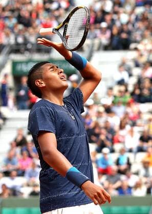 Mandatory Credit: Photo by Ella Ling Bpi Shutterstock (3773660j) Nick Kyrgios of Australia throws his racquet in frustration at Roland Garros, 2014 French Open Tennis Tournament, Roland Garros, Paris, France - 25 May 2014 Strictly Editorial Use Only - No Merchandising. French Open Tennis Tournament, Roland Garros, Paris, France - 25 May 2014 Strictly Editorial Use Only - No Merchandising.  Copyright: xEllaxLing Bpi Shutterstockx 3773660j