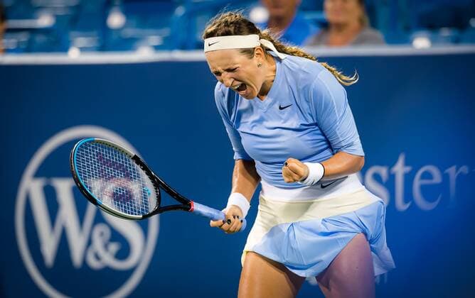 Sport Bilder des Tages Mandatory Credit: Photo by Rob Prange Shutterstock (12311710de) Victoria Azarenka of Belarus in action during the first round of the 2021 Western & Southern Open WTA, Tennis Damen 1000 tennis tournament Western & Southern Open Day Four, Tennis, Cincinnati, USA, 17 Aug 2021 Western & Southern Open Day Four, Tennis, Cincinnati, USA, 17 Aug 2021  Copyright: xRobxPrange Shutterstockx 12311710de