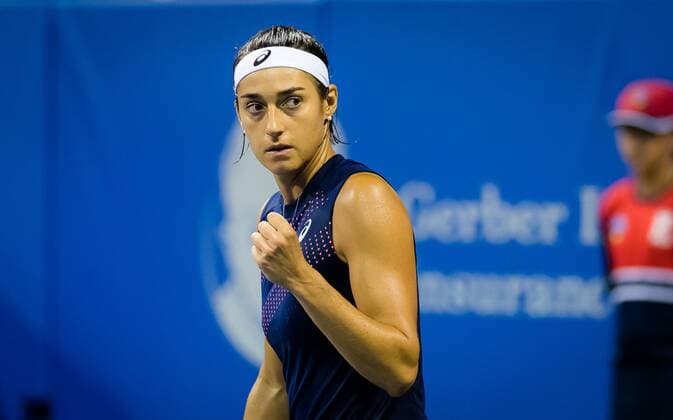 Mandatory Credit: Photo by Rob Prange Shutterstock (12311710dk) Caroline Garcia of France in action during the first round of the 2021 Western & Southern Open WTA, Tennis Damen 1000 tennis tournament Western & Southern Open Day Four, Tennis, Cincinnati, USA, 17 Aug 2021 Western & Southern Open Day Four, Tennis, Cincinnati, USA, 17 Aug 2021  Copyright: xRobxPrange Shutterstockx 12311710dk