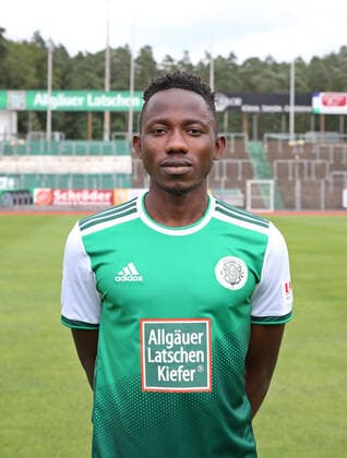 17.08.2021, xklex, Fussball Regionalliga Suedwest, FC Homburg Fototermin 2021 22 Porträttermin 2021 2022, emspor, v.l. Abdul Sankoh (DFL DFB REGULATIONS PROHIBIT ANY USE OF PHOTOGRAPHS as IMAGE SEQUENCES and or QUASI-VIDEO) Homburg