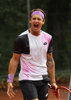 Camilo Ugo Carabelli jubelt nach dem Sieg, Jubel, Freude, Emotion,Tattoo, Copyright: xJuergenxHasenkopfx