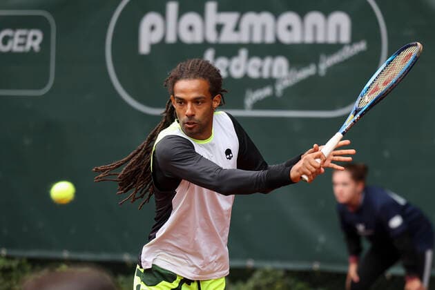 Dustin Brown Hazem Naw, Herren Doppel Tennis - Sauerland Open2021 - ATP, Tennis Herren Challenger Tour - Luedenscheid Tennis-Verein - Luedenscheid - Nordrhein Westfalen - Deutschland - 18 August 2021. Copyright: xJuergenxHasenkopfx