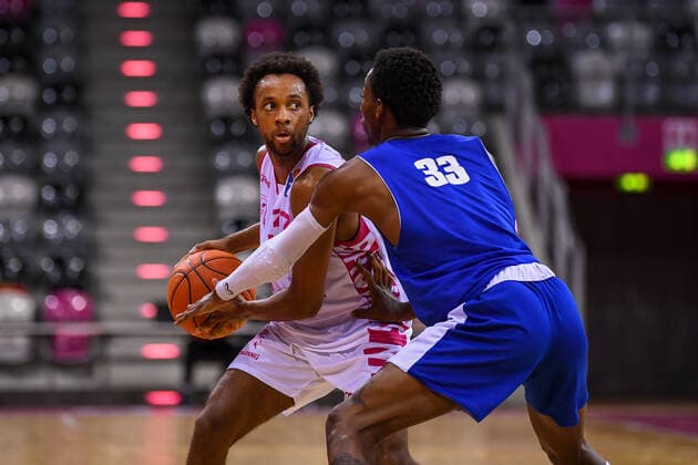 Testspiel, Telekom Baskets Bonn vs. RheinStars Köln, 18.08.2021 Parker Jackson-Cartwright (Telekom Baskets Bonn, 33), Testspiel, Telekom Baskets Bonn vs. RheinStars Köln am 18.08.2021 im Telekom Dome Bonn, Bonn (Nordrhein-Westfalen) Copyright: xBEAUTIFULxSPORTS Mueller-Laschetx
