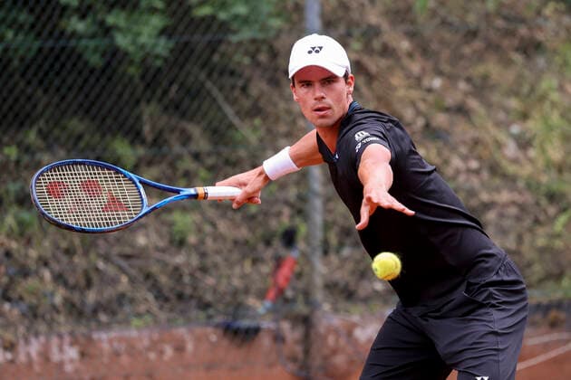 Daniel Altmaier (GER) Tennis - Sauerland Open2021 - ATP, Tennis Herren Challenger Tour - Luedenscheid Tennis-Verein - Luedenscheid - Nordrhein Westfalen - Deutschland - 18 August 2021. Copyright: xJuergenxHasenkopfx