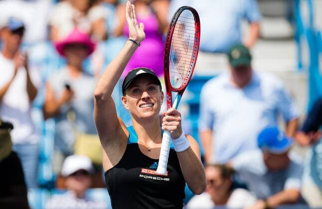 Sport Bilder des Tages Mandatory Credit: Photo by Rob Prange Shutterstock (12324290ap) Angelique Kerber of Germany in action during the second round of the 2021 Western & Southern Open WTA, Tennis Damen 1000 tennis tournament Western & Southern Open Day Five, Tennis, Cincinnati, USA, 18 Aug 2021 Western & Southern Open Day Five, Tennis, Cincinnati, USA, 18 Aug 2021  Copyright: xRobxPrange Shutterstockx 12324290ap
