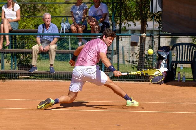 Nicolas Mejia (Colombia) during ATP80 Challenger - Verona - Wednesday, Tennis Internationals in Verona, Italy, August 18 2021  Copyright: xRobertoxTommasinix xIPAx xx 0