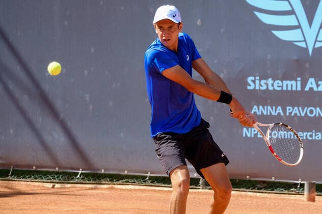 Matheus Pucinelli de Almeida (Brasil) during ATP80 Challenger - Verona - Wednesday, Tennis Internationals in Verona, Italy, August 18 2021  Copyright: xRobertoxTommasinix xIPAx xx 0