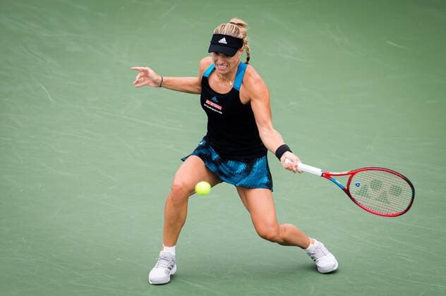 Mandatory Credit: Photo by Rob Prange Shutterstock (12324303h) Angelique Kerber of Germany in action during the third round at the 2021 Western & Southern Open WTA, Tennis Damen 1000 tennis tournament Western & Southern Open Day Six, Tennis, Cincinnati, USA, 19 Aug 2021 Western & Southern Open Day Six, Tennis, Cincinnati, USA, 19 Aug 2021  Copyright: xRobxPrange Shutterstockx 12324303h