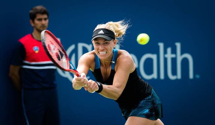 Mandatory Credit: Photo by Rob Prange Shutterstock (12324303ai) Angelique Kerber of Germany in action during the third round at the 2021 Western & Southern Open WTA, Tennis Damen 1000 tennis tournament Western & Southern Open Day Six, Tennis, Cincinnati, USA, 19 Aug 2021 Western & Southern Open Day Six, Tennis, Cincinnati, USA, 19 Aug 2021  Copyright: xRobxPrange Shutterstockx 12324303ai